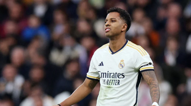 Rodrygo con el Real Madrid