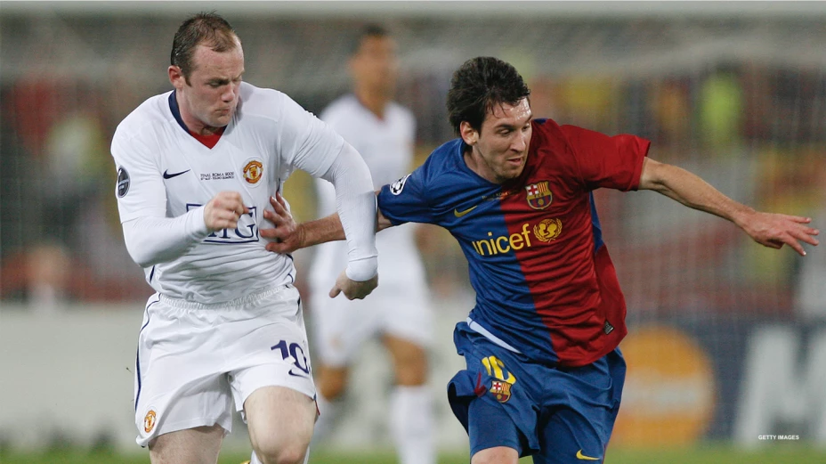 WAYNE ROONEY Y MESSI