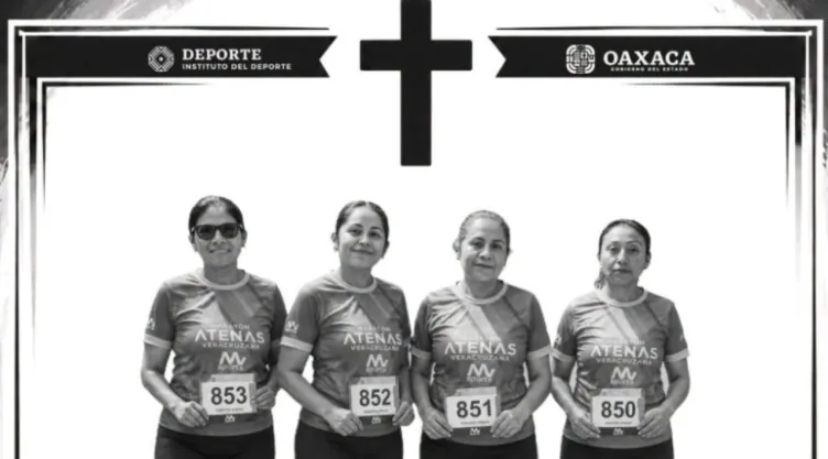 Mueren cuatro corredoras en accidente carretero después de competir en el Maratón Guelaguetza 2026