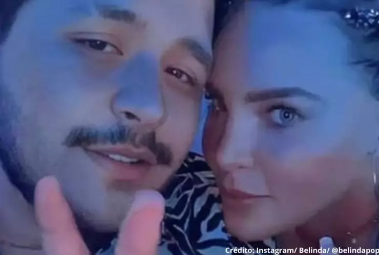 Así Christian Nodal y Belinda celebraron su aniversario.(FOTO)