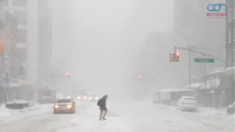 Habrá tormentas de nieve por el vórtice polar