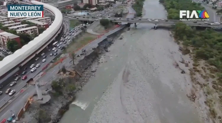 El río santa Catarina se fue secando poco a poco en Nuevo León