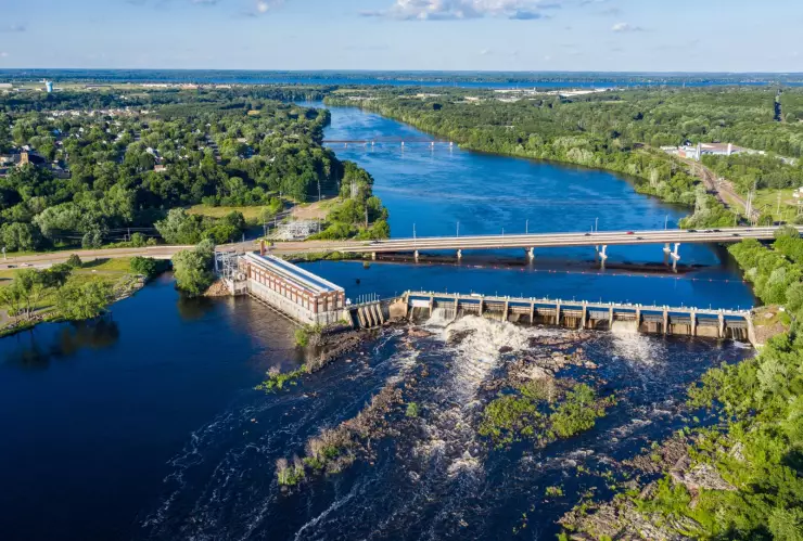 Vista del condado de Chippewa en Wisconsin