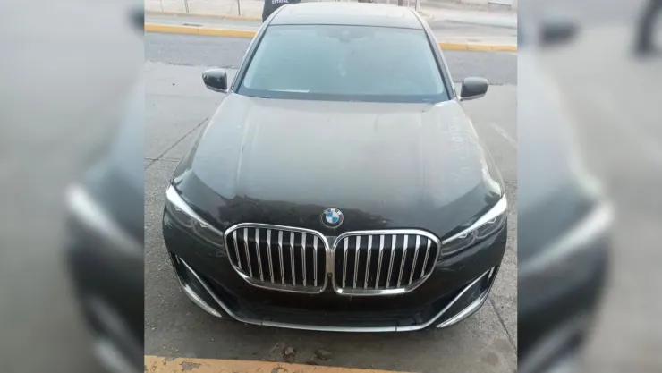 Auto BMW encontrado en Culiacán, robado en Estados Unidos