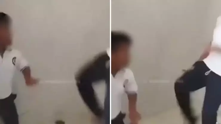 Video agresión estudiante de talla baja en Salina Cruz
