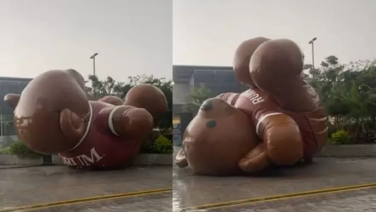 Oso inflable gigante