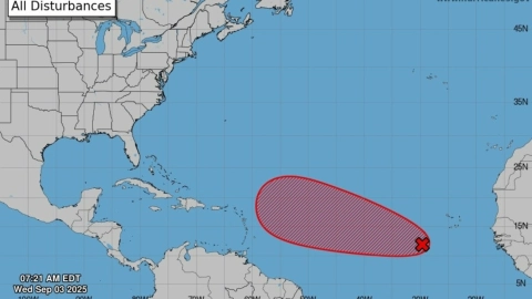 Onda tropical en el Atlántico podría EVOLUCIONAR a ciclón en los próximos días