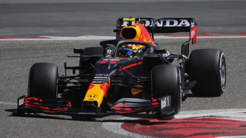 Sergio P&eacute;rez en Red Bull