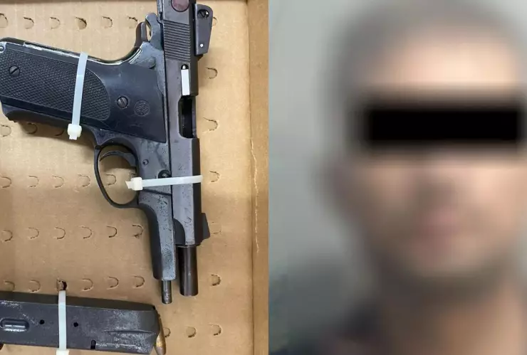 Detienen a hombre armado en Alturas del Sur, Culiacán