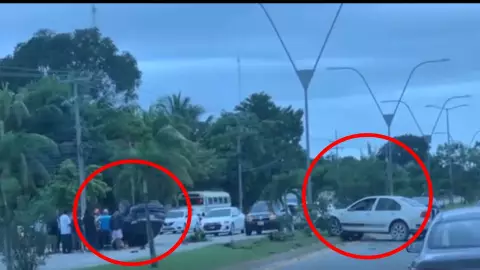 ¡Alerta vial! Se registra aparatoso accidente con volcadura avenida López Portillo en Cancún HOY; hay tráfico lento