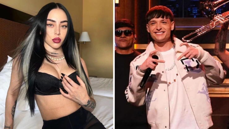 Peso Pluma y Nicki Nicole en Disney