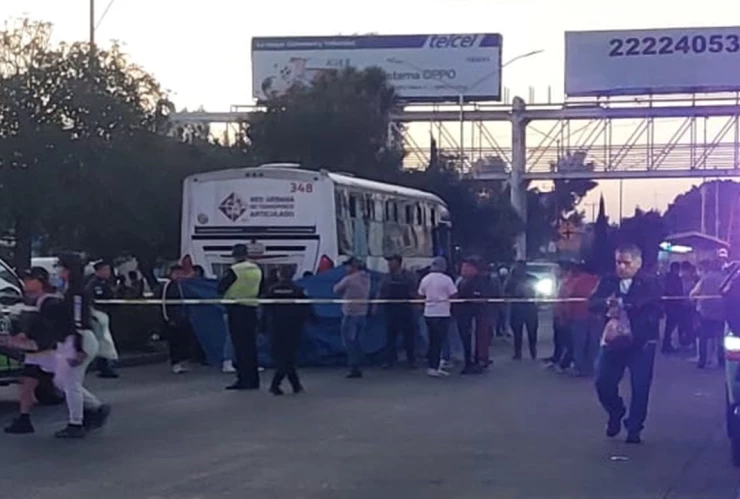 Hombre es arrollado por unidad del RUTA en el Bulevar Norte hoy 27 de noviembre de 2024