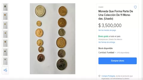 Esta colección de monedas puede llenarlo de dinero en México