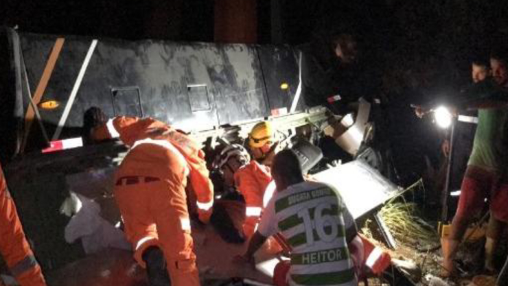 Accidente de equipo brasileño Vila María Helena