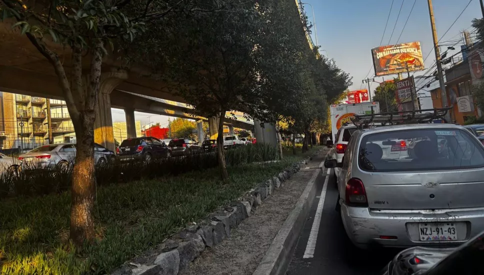 Bloqueo en Periférico, jueves 28 de noviembre