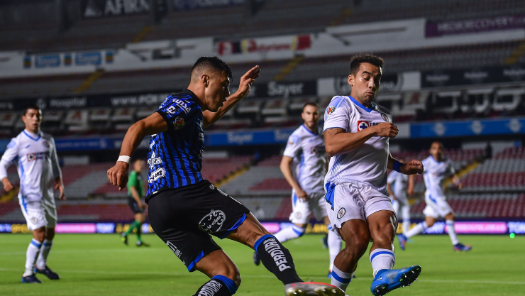 Quer&eacute;taro vs Cruz Azul en la Liga BBVA MX