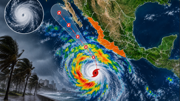 Tormenta tropical “Polo” dejará lluvias intensas en 5 estados: Trayectoria, efectos y cuándo sería un huracán categoría 4