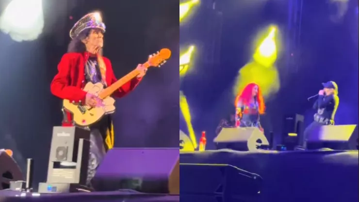 VIDEO | ¡Alex Lora sorprendido! Integrante del Tri sufre caída en pleno concierto