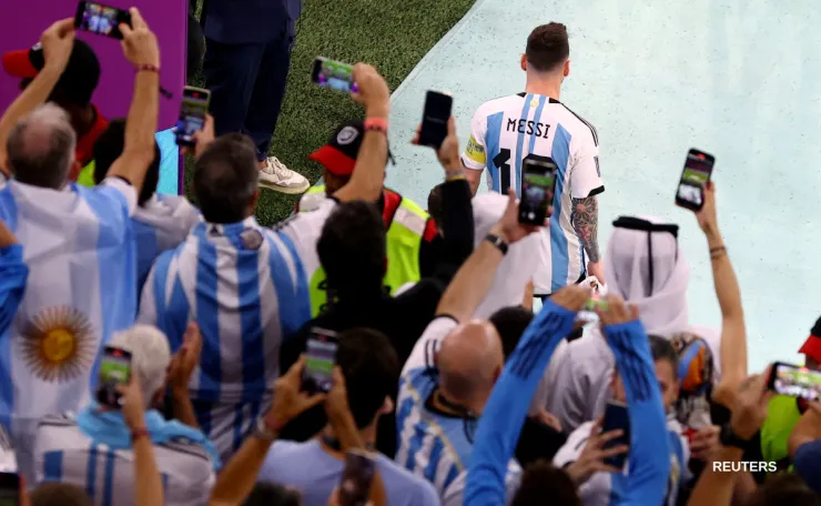 Lionel Messi con Argentina