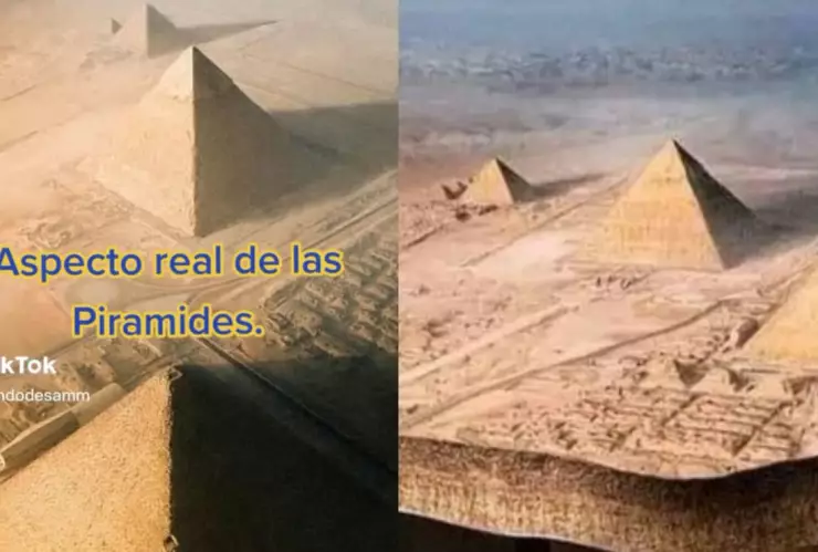 VIDEO Cómo es el aspecto real de las pirámides de Egipto