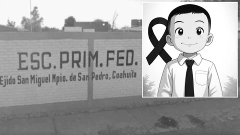 Niño muere aplastado derrumbe estructura primaria Cuauhtémoc San Pedro Coahuila.