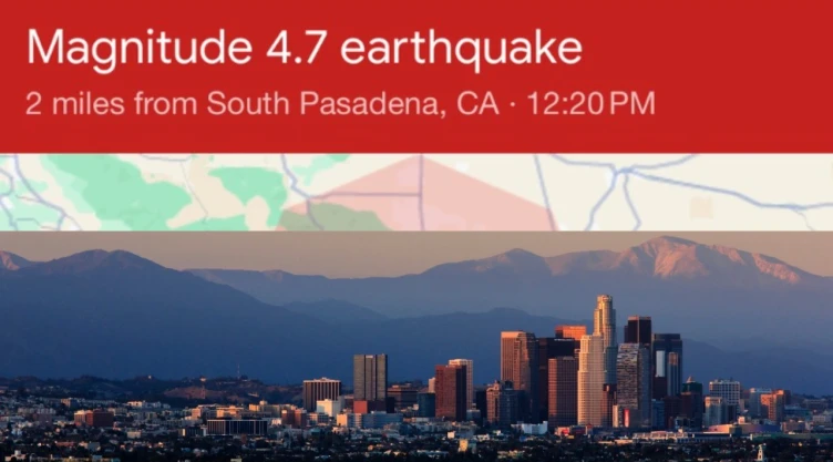 Terremoto en Los Ángeles el 12 de agosto de 2024