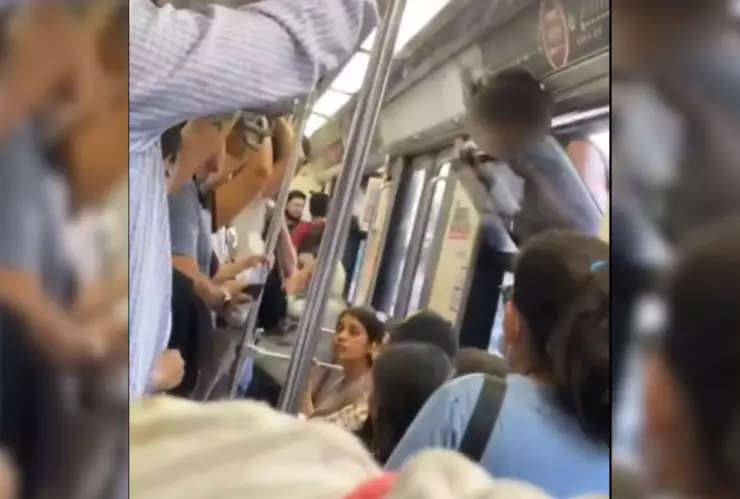 VIDEO Hombre se cuelga de una ventana del vagón de la Línea 1 del Tren; hay servicio provisional