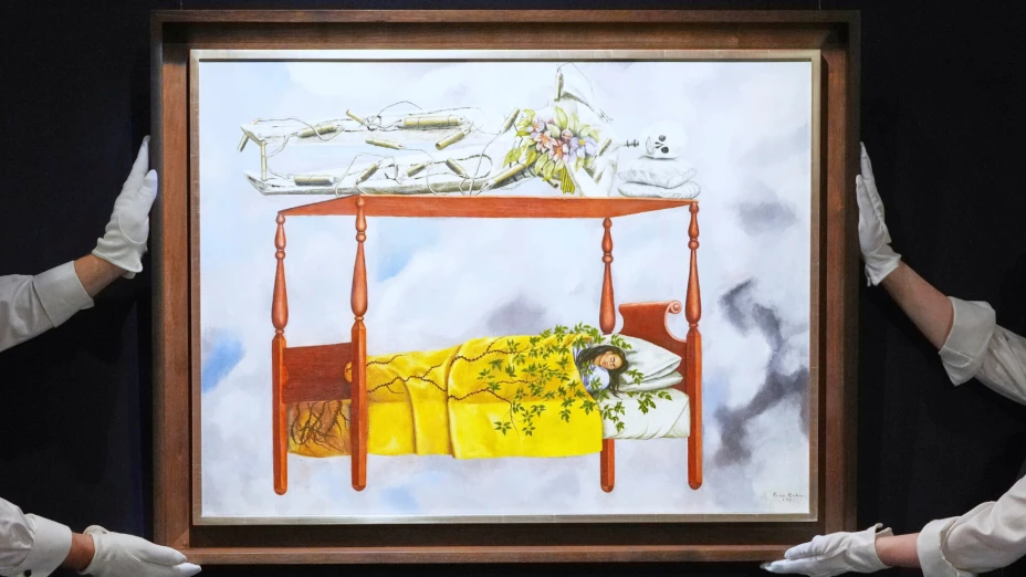 “El sueño (La cama)" de Frida Kahlo