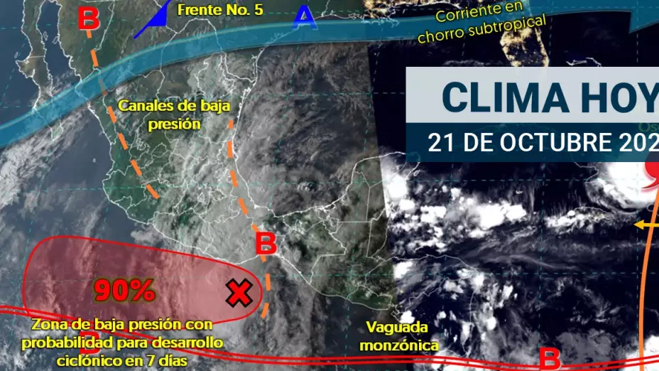 Clima en México hoy