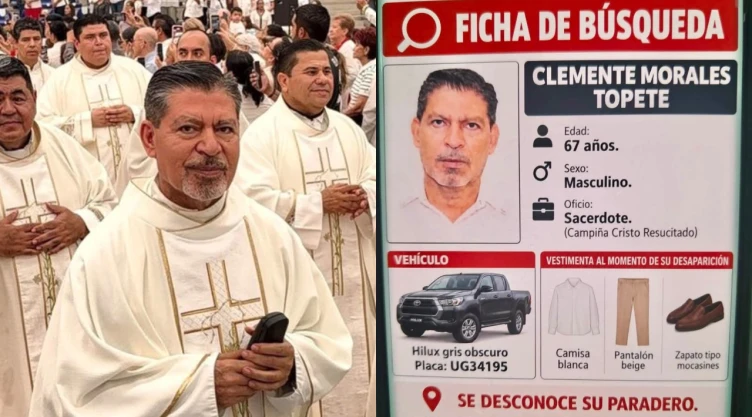 Localizan al padre Clemente Morales Topete, desaparecido el pasado 24 de octubre en Culiacán, Sinaloa; esto se sabe