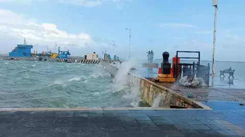 ¡Toma nota! A esta HORA se INTENSIFICARÁN las RACHAS de NORTE en Veracruz