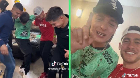 Peso Pluma y ‘EL Canelo’ Angulo