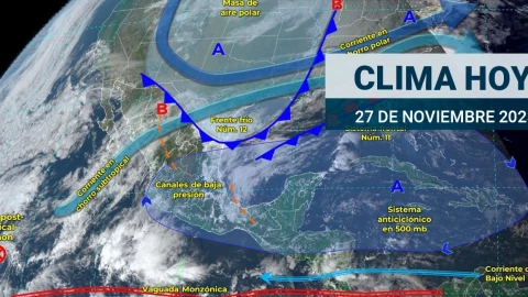 ¡Popocatépetl volverá a cubrirse de nieve! Así será el clima este 27 de noviembre