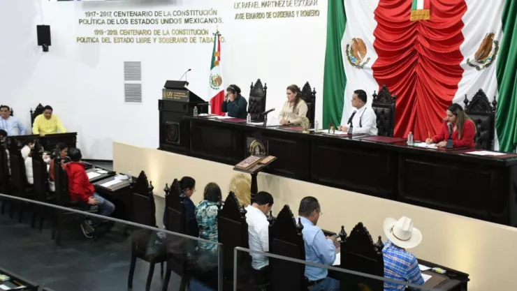 Pleno de la LXV Legislatura del Congreso de Tabasco.