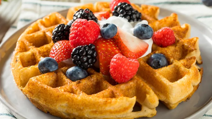 recetas waffles