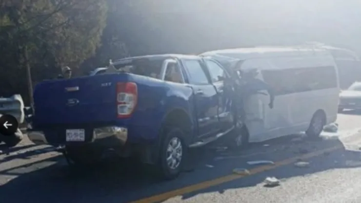 Choque autopista Oaxaca Nochixtlán