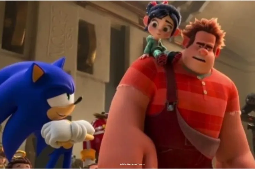 La película Wifi Ralph incluyó en varias de sus escenas a personajes de otras películas animadas, así como marcas y mucho más. | Estreno Platinum por Azteca 7