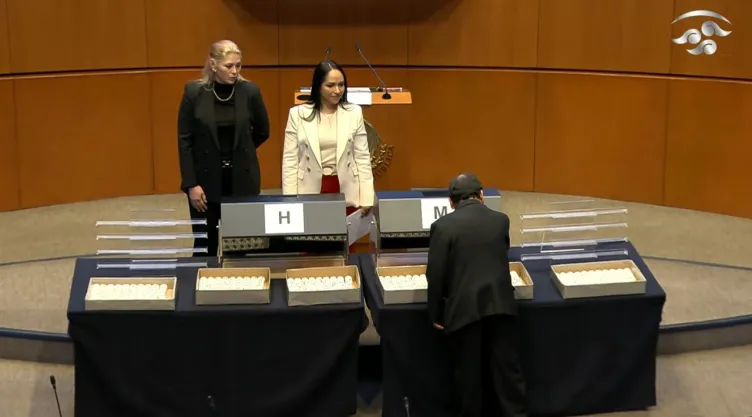 Sorteo en el Senado.