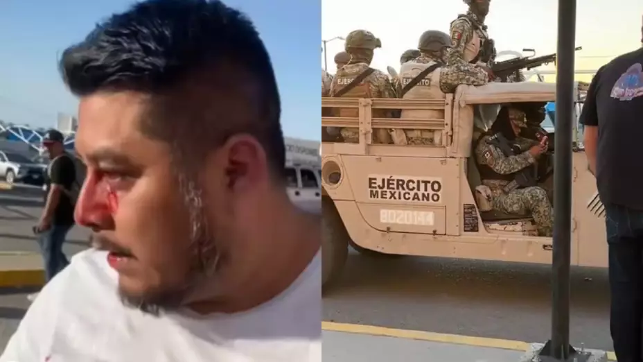 Taxistas-contra-choferes-de-aplicación-en-central-camionera-de-Ciudad-Juárez