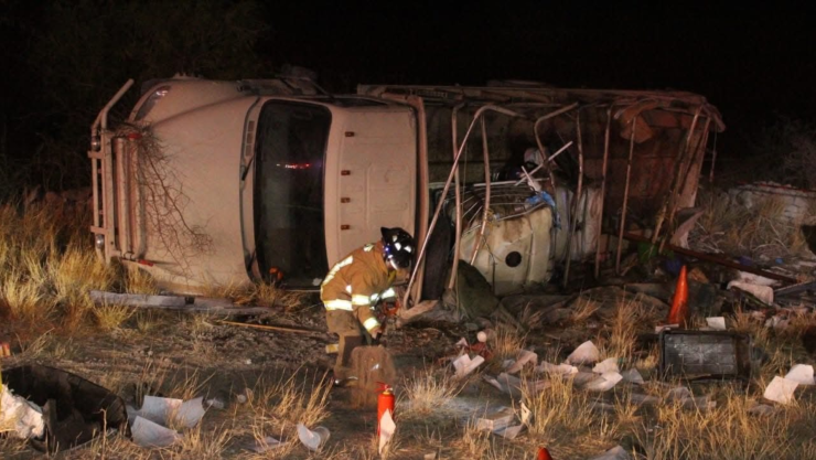 Elemento muerto en volcadura