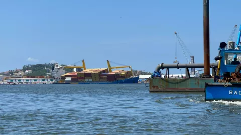 Barco hundido en Mazatlán