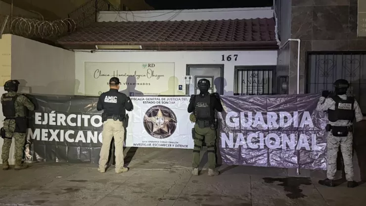 Caso “sueros vitaminados” Sonora: Aseguran cientos de soluciones durante cateo en Ciudad Obregón, Sonora