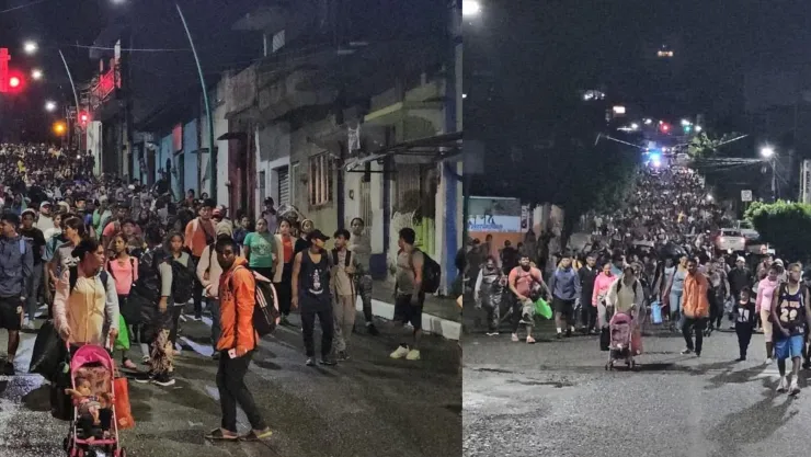 Nueva caravana migrante sale de Tapachula hoy 20 de noviembre de 2024