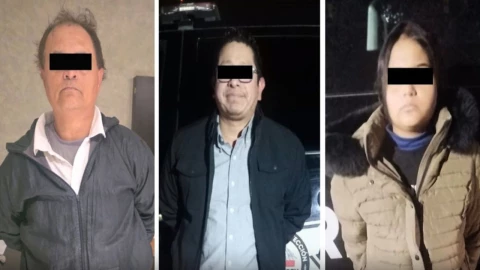 Familia detenida por robar notarías en Monterrey