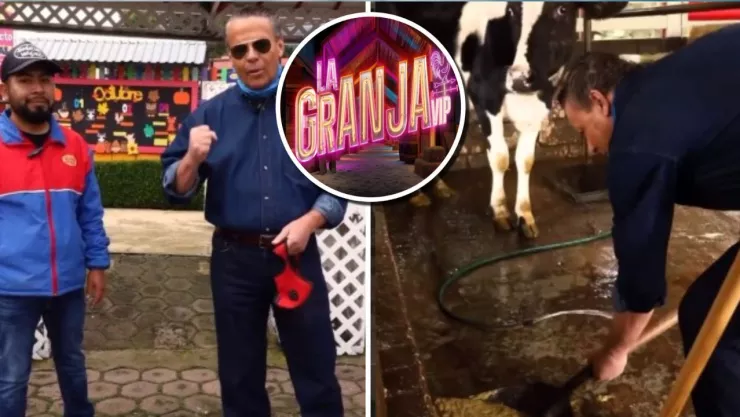 Alfredo Adame presume en un establo real que ya está listo para trabajar en La Granja VIP.