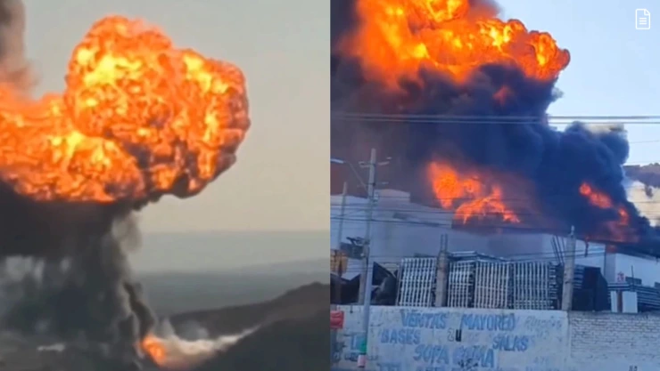 Explosión en fábrica en Guanajuato