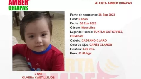 Alerta Amber Chiapas Lyan Olvera