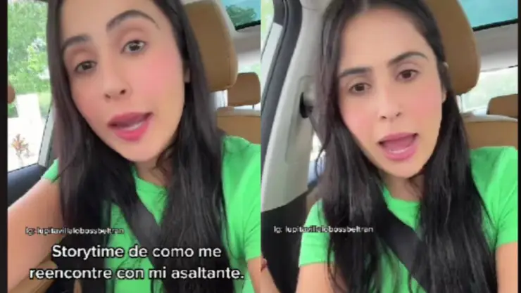 TikTok Mujer se reencuentra con su asaltante, esto paso