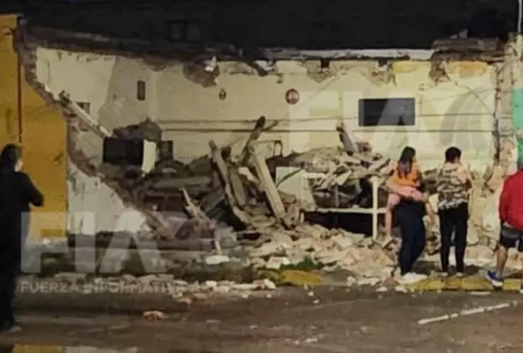 Reportan derrumbe de una casa en Aguascalientes por las lluvias de este viernes 30 de agosto; esto es lo que sabemos