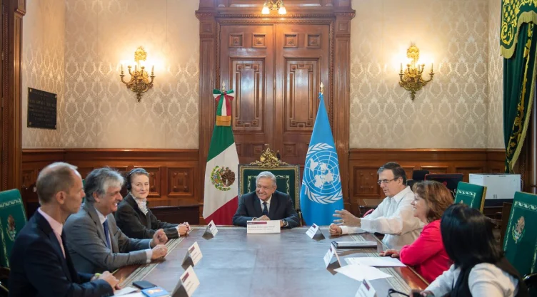 AMLO en favor de niños migrantes